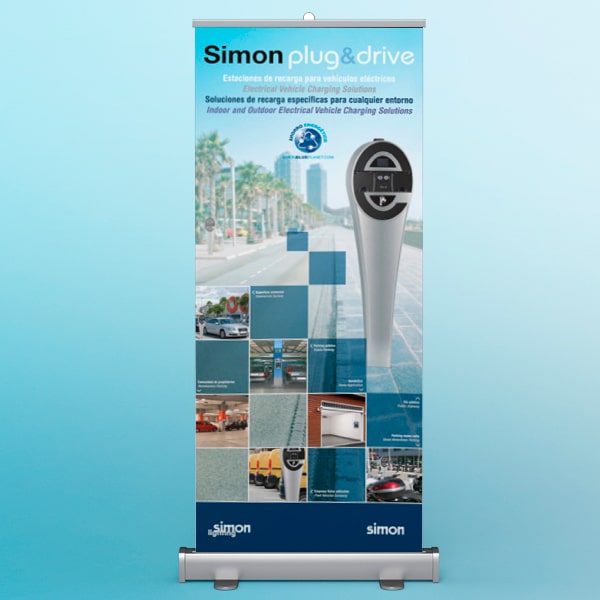 Roll-up Simon plug&drive – Simon