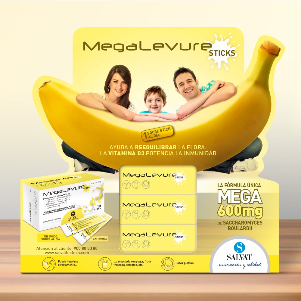 Expositor Farmacias Megalevure – Laboratorios Salvat