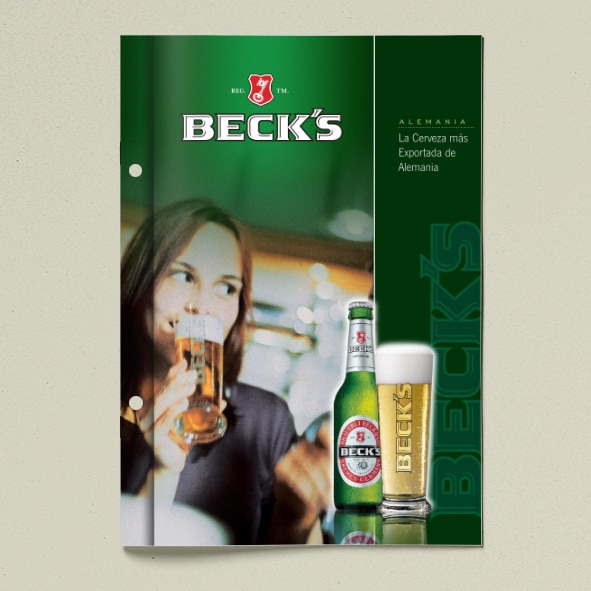 Folleto Beck’s Beer – Interbrew