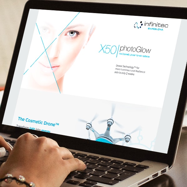 Microsite X50 photoGlow – Infinitec