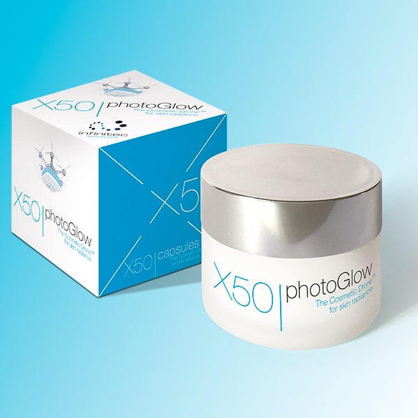 Packaging X50 photoGlow – Infinitec