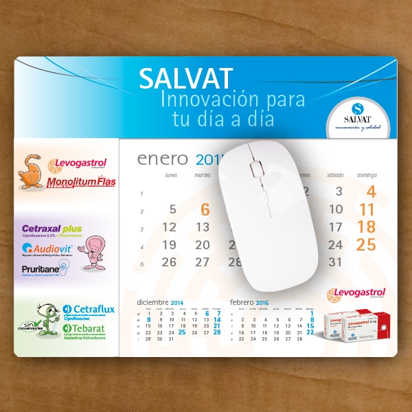 Alfombrilla Calendario 2015 – Laboratorios Salvat