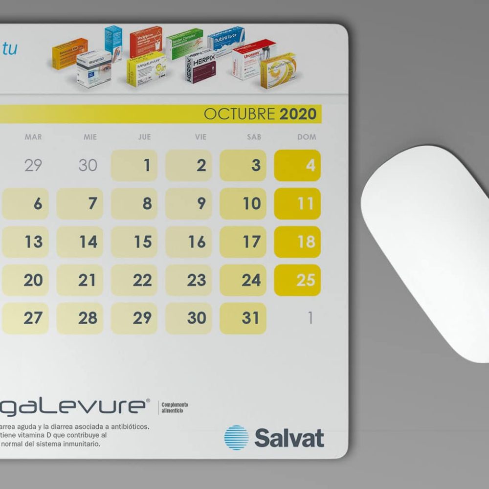 Calendarios alfombrilla 2020-21 – Laboratorios Salvat