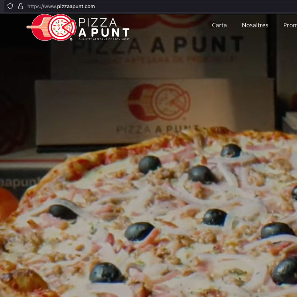 Página web – Pizza a Punt